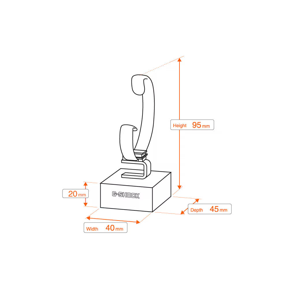 G-SHOCK 2x C-ring type watch stand C-RINGSTD2PSET