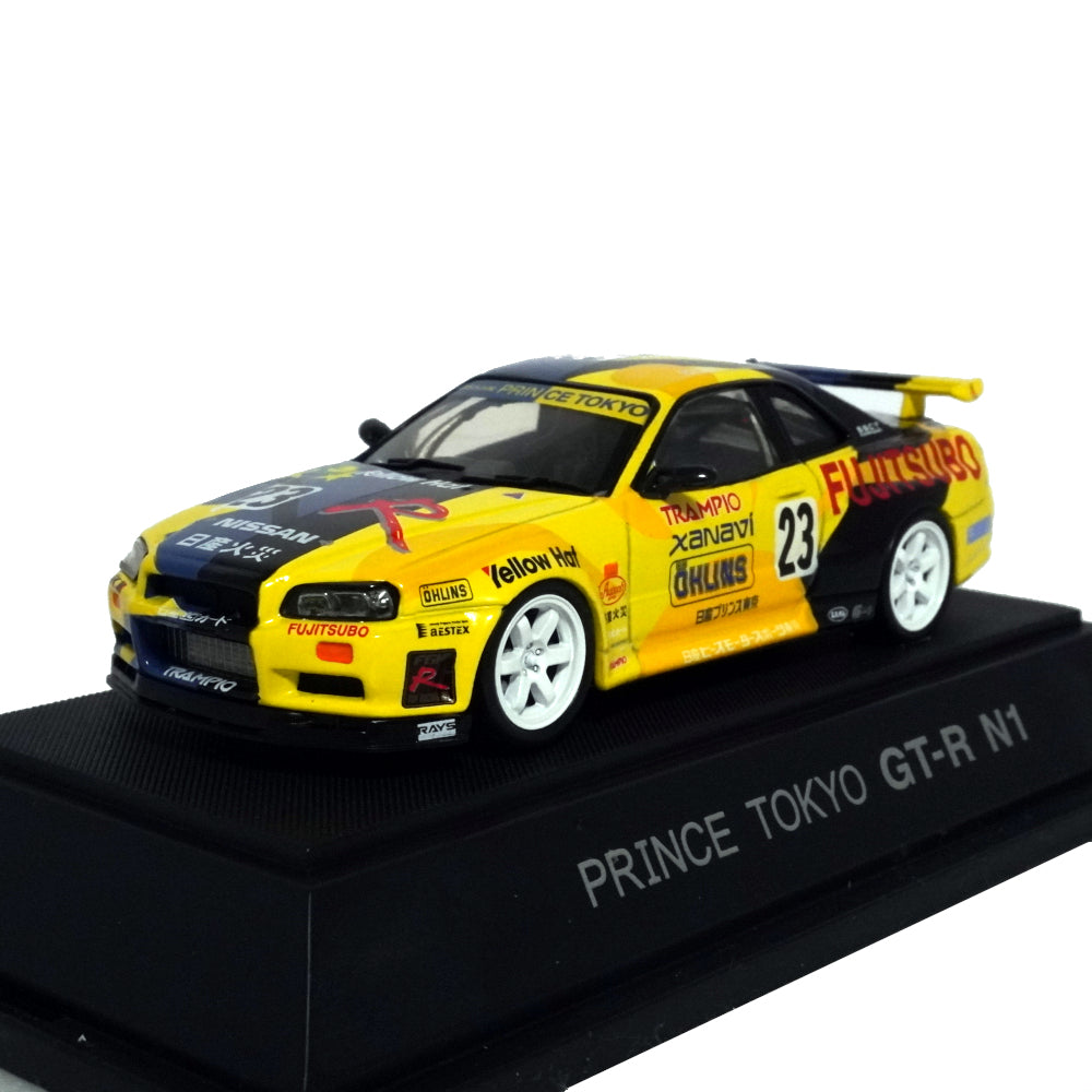 *Rare 1999* Ebbro 1/43 Prince Tokyo Fujitsubo BNR34 Nissan Skyline GT-R N1