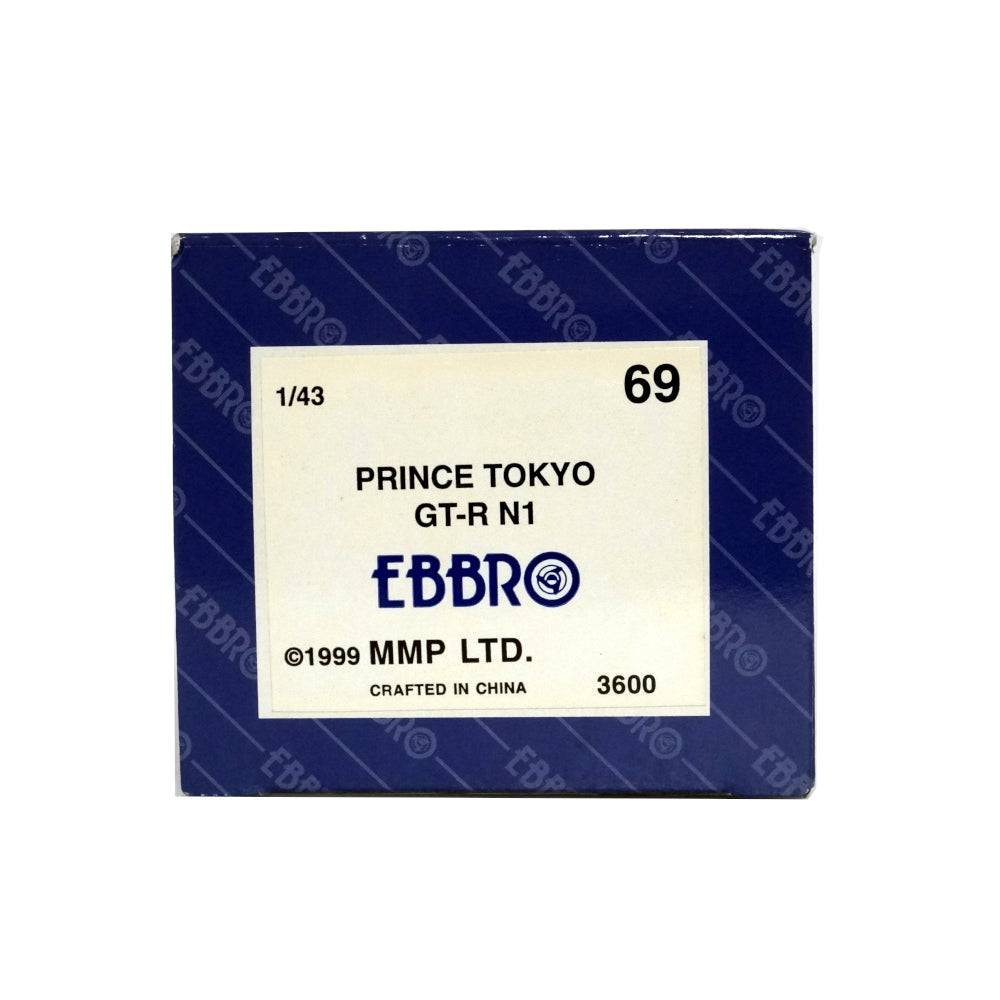 *Rare 1999* Ebbro 1/43 Prince Tokyo Fujitsubo BNR34 Nissan Skyline GT-R N1