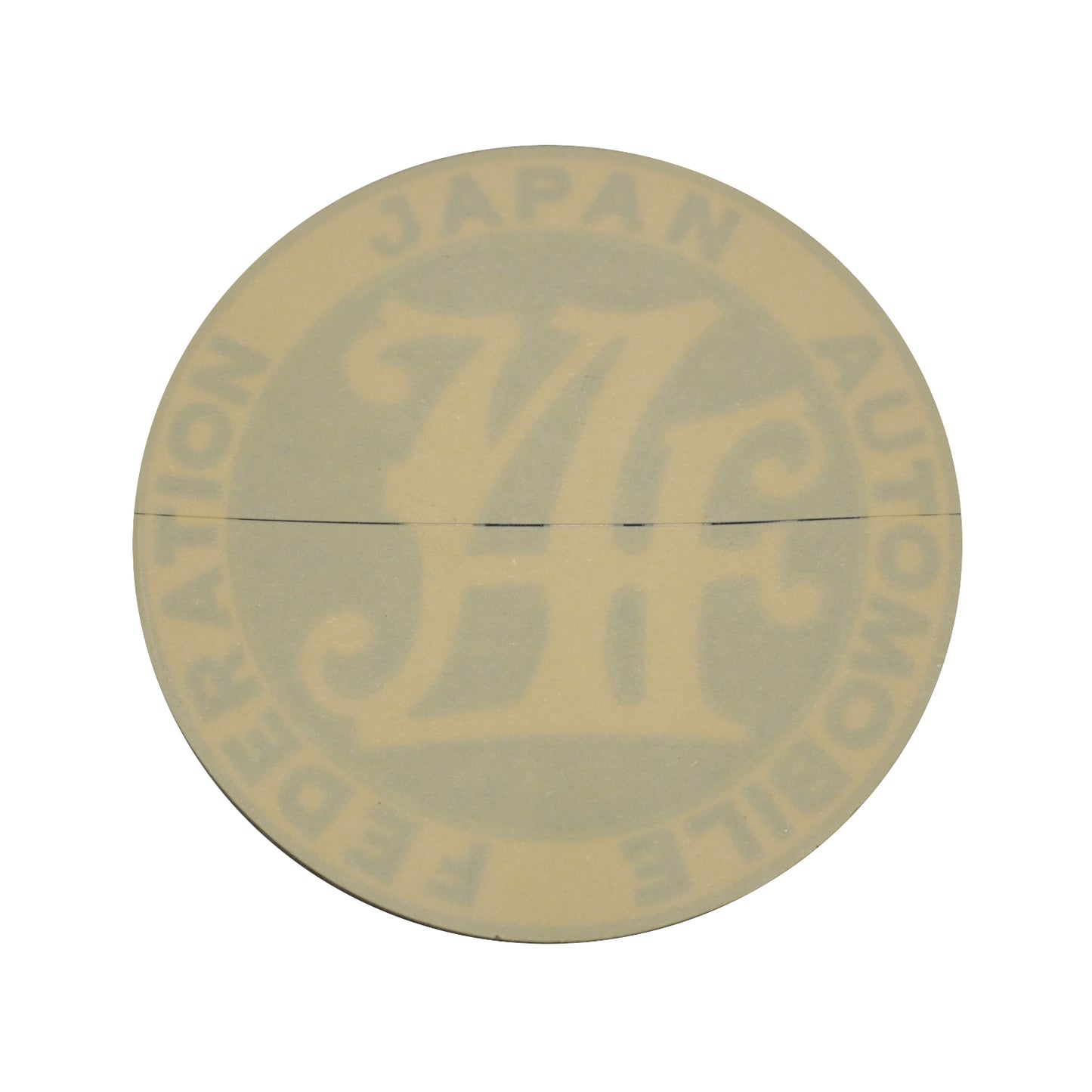 JAF Member's Genuine Grille Badge and Window Sticker Set