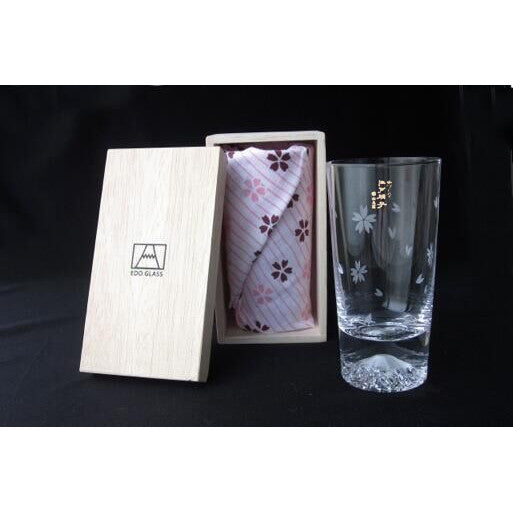 Fujisan Glass Rock Tumbler