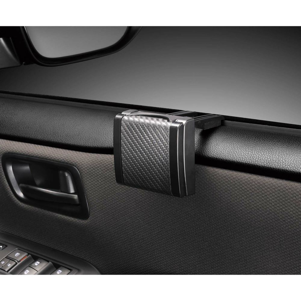 Carmate Slim and Foldable Drink holder - Carbon Black Edition DZ532
