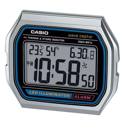 CASIO Wave Ceptor Digital Alarm Clock DQD-851J-8JF