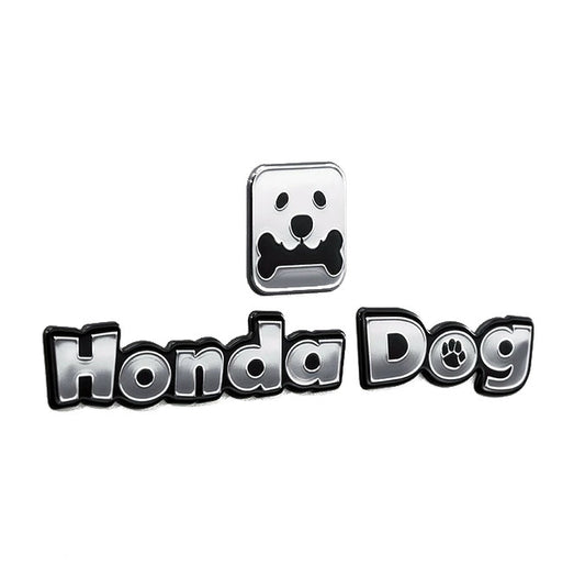 Honda Dog Design Pet Emblem for Car