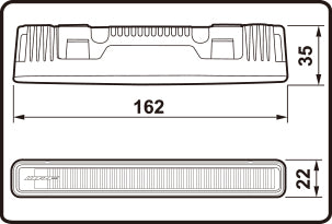 IPF Flat LES Daytime Running Light ML-06