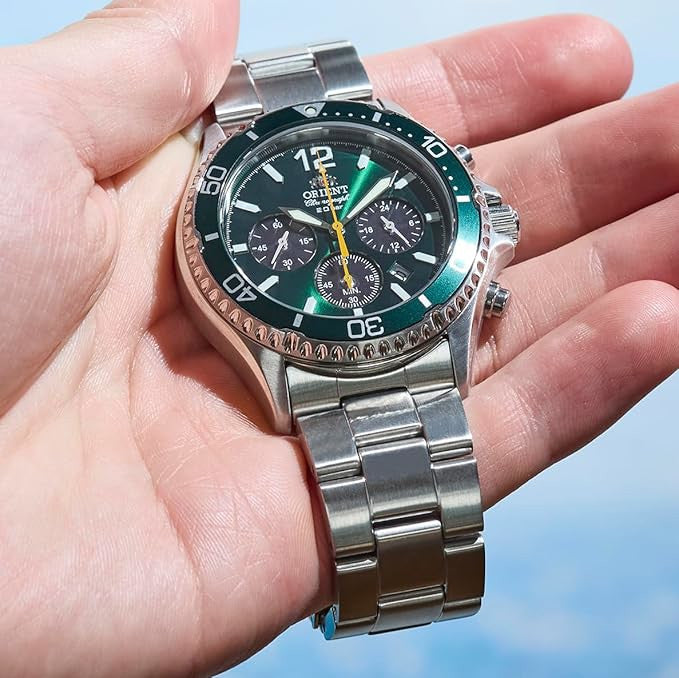 Orient Mako Solar Chronograph RN-TX0204E