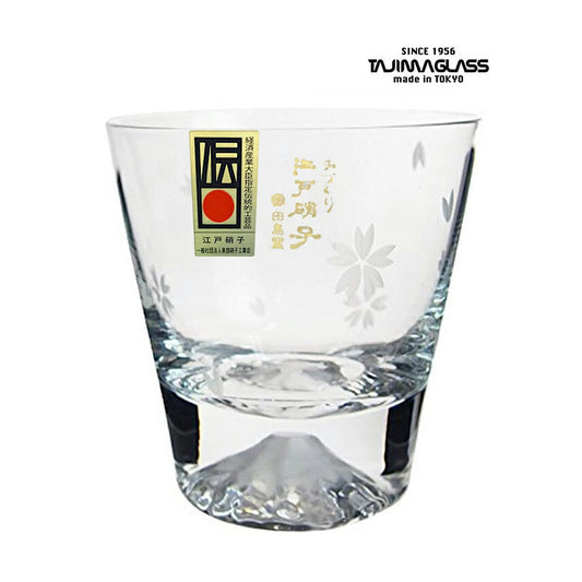 Fujisan Glass Rock Tumbler