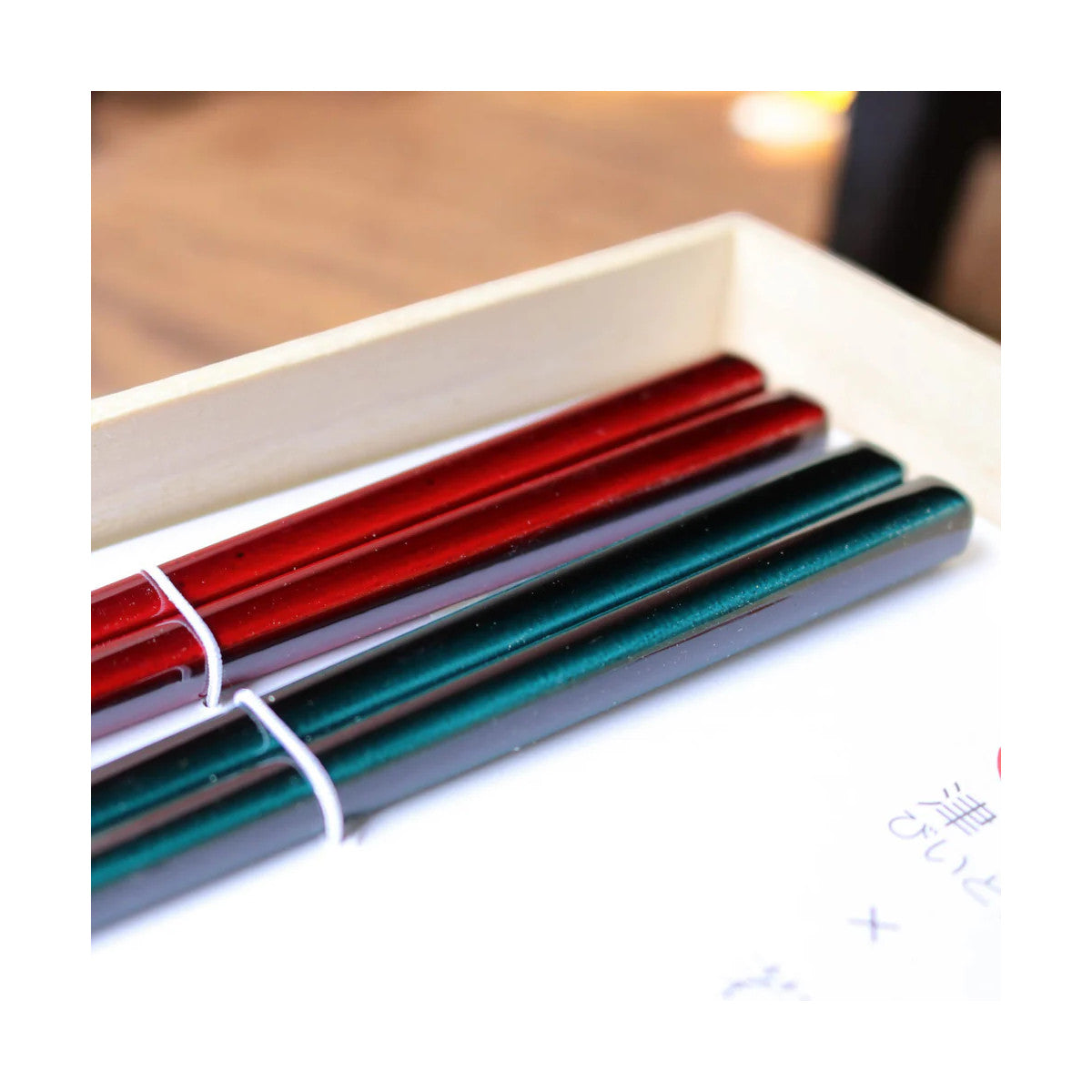 Tsugaru Biidoro Chopsticks Set (Chopsticks and Rests)
