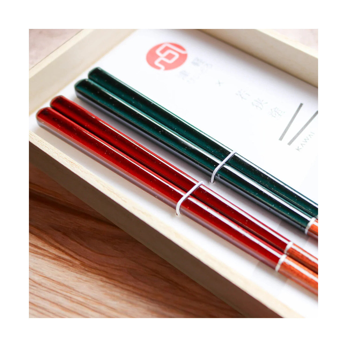 Tsugaru Biidoro Chopsticks Set (Chopsticks and Rests)